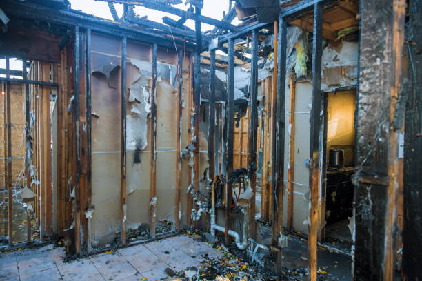 Professional Fire Damage Removal technician working in Rancocas, NJ
